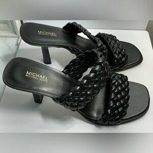 Michael Kors Black Braided Women's Sandals 8.5